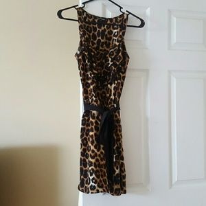 Leopard Print Express Dress
