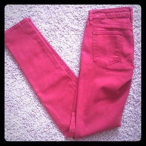 Just USA black label skinny red jeans