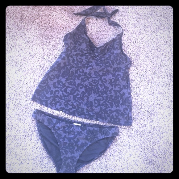 Converse floral bathing suit