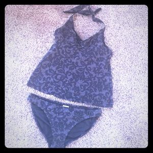 Converse floral bathing suit