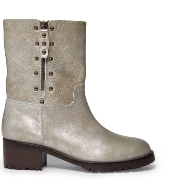 Polo Ralph Lauren's Thalia Boot in Silver - Picture 1 of 3