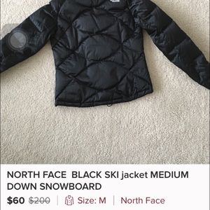BLACK NORTH FACE JACKET