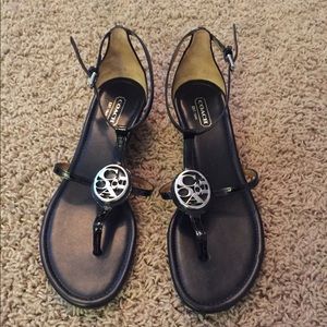 Coach sandals size 8