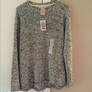 NWT Philosophy black/white sweater