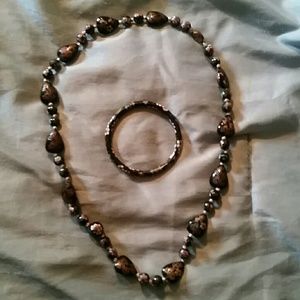 Necklace and bracelet