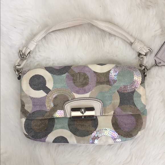 COACH Glitter Shoulder Bag