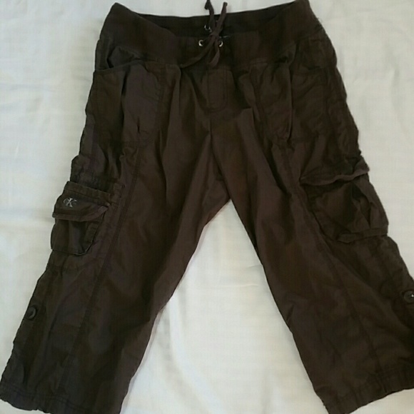 Dark Brown Calvin Klein Capri's