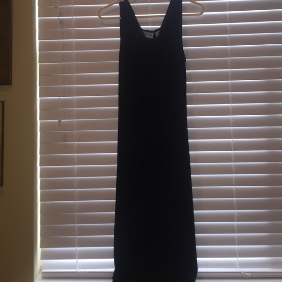 Long black dress from Chicos