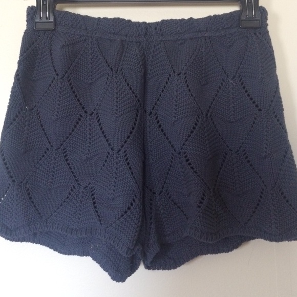 Knitted Sweater Shorts