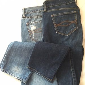 Set of 2 Abercrombie and Fitch skinny jeans size 4
