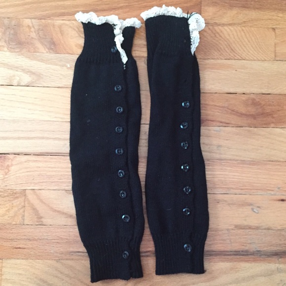 Lace Top Leg warmers