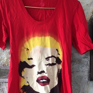 Betsey Johnson Dresses - Betsey Johnson Marilyn Monroe t-shirt dress sz m-l Betsey Johnson Dresses - Betsey Johnson Marilyn Monroe t-shirt dress sz m-l