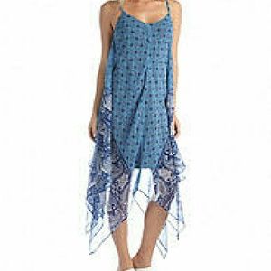 Luxology Printed Hanky Hem Dress