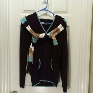 Planet Gold Brown Sweater