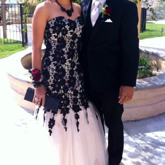 Long Mermaid Prom Dress with Lace