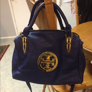 Blue handbag