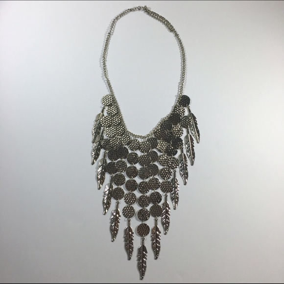 Beautiful Silver Statement Necklace