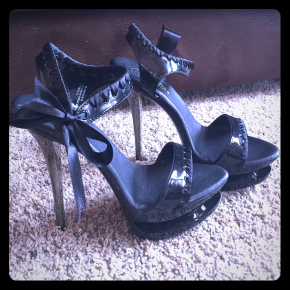 Pleaser stiletto platform heels