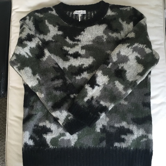 PRICE DROP!! Sandro camouflage eyelash sweater - Picture 1 of 4