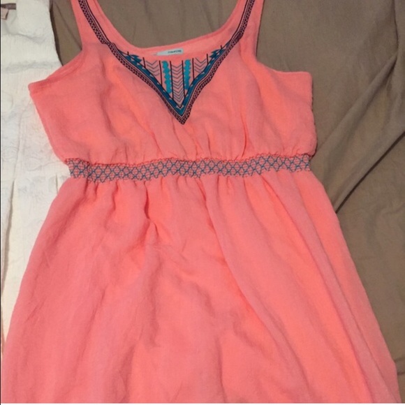 NWOT Maurice's coral dress