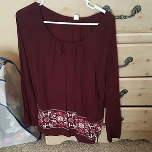 Long sleeve tunic