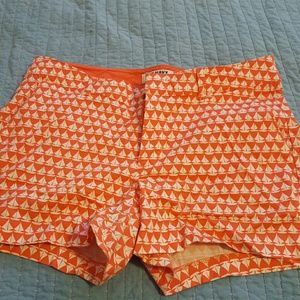 Coral Sailboat Shorts