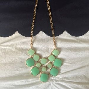 Mint Green Statement Necklace