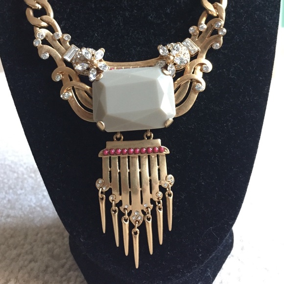 J.Crew Gold Statement Necklace