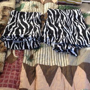 Zebra Print Xhilaration Curtains