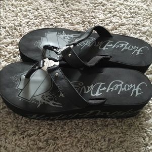 Harley Davidson Wedge Sandals