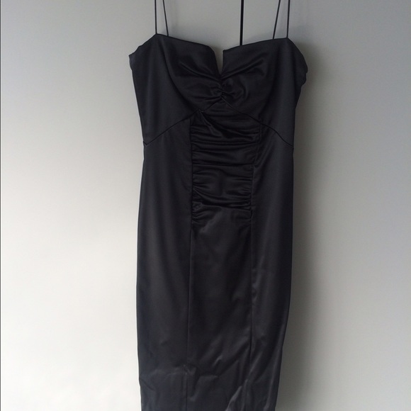Black Strapless Nicole Miller Dress