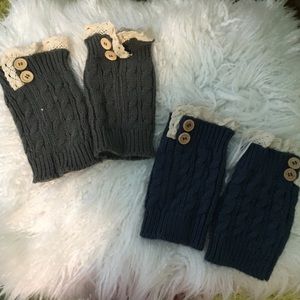 ❤️❣2 pairs of adorable ankle/leg warmers❣❤️