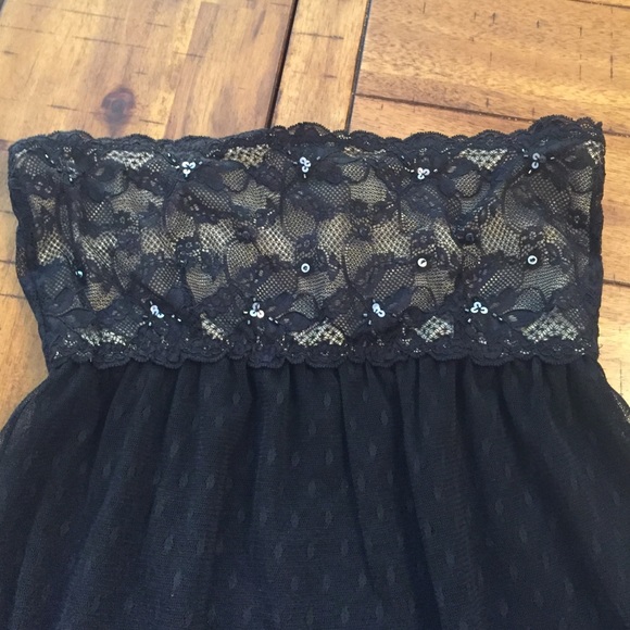 The Limited strapless top with sequins - Picture 2 of 2