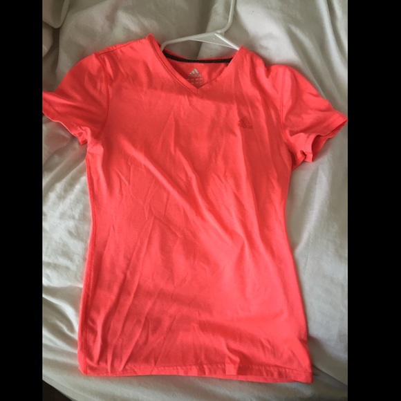 Adidas Climalite workout v-neck tee shirt
