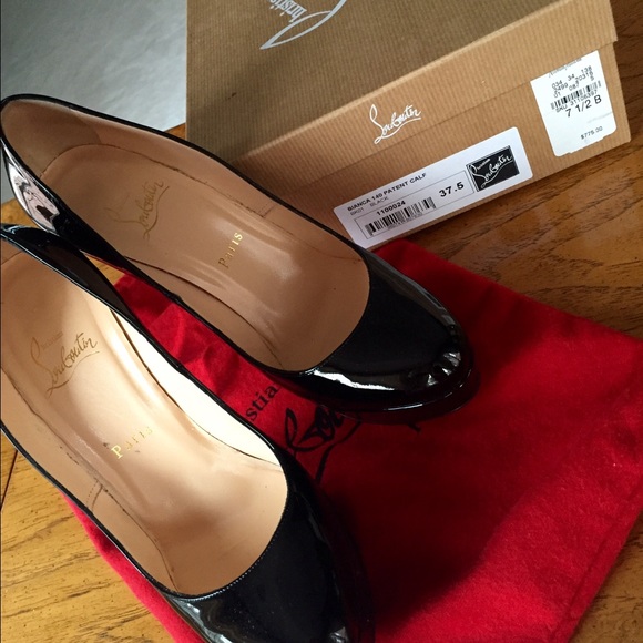 Christian Louboutin Shoes - Christian Louboutin Bianca 140 Patent Calf Shoes
