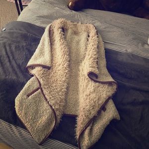 Shearling vest!