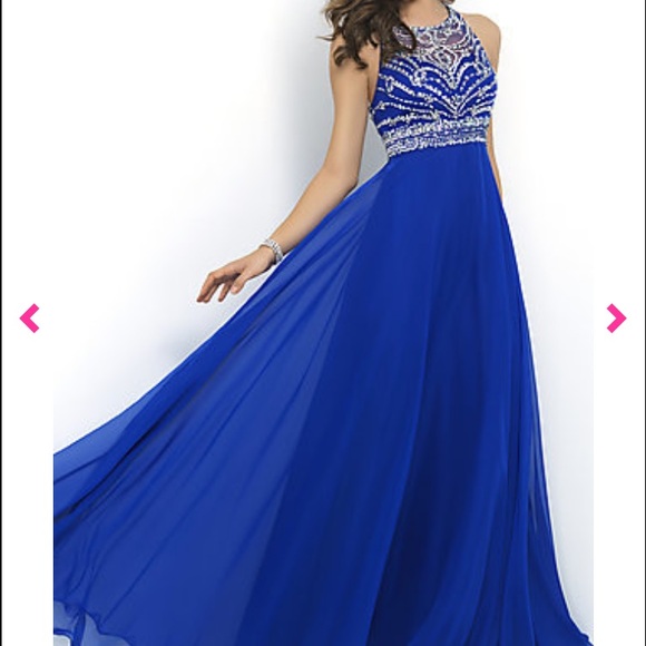Royal Blue Prom Dress (SOLD ON MERCARI) - Picture 1 of 4