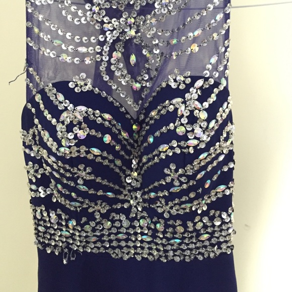 Royal Blue Prom Dress (SOLD ON MERCARI) - Picture 3 of 4