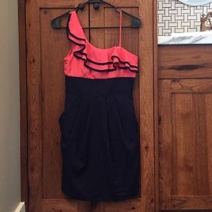 One shoulder dress