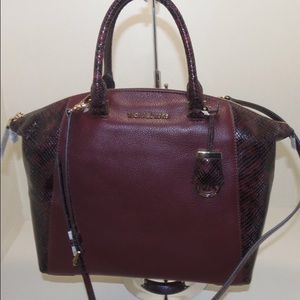 Micheal Kors Riley Satchel Purse
