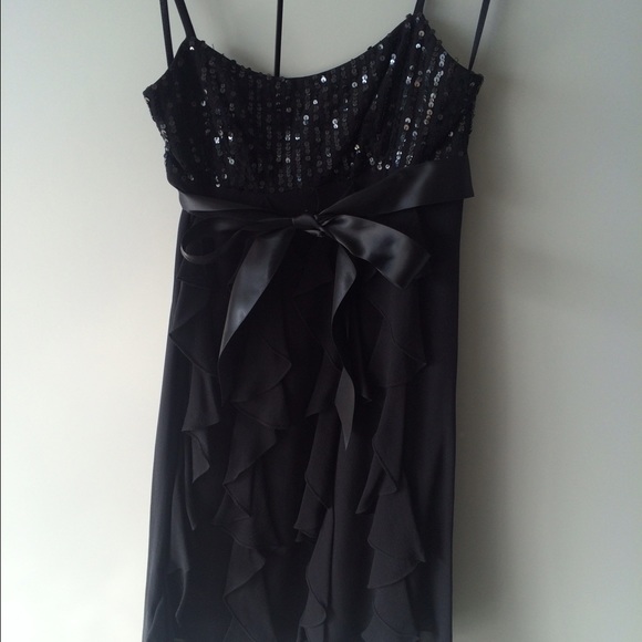 Black BCBG party dress