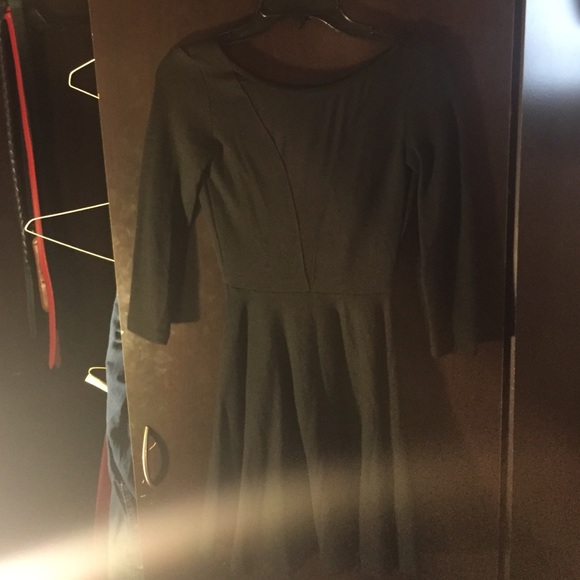 Ponte Gloria V Skater Dress. American Apparel