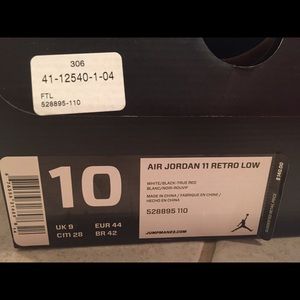 Men's Jordan retro 11 low