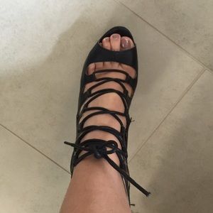Black 7 1/2 heels