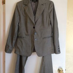 Grey pinstriped Business suit