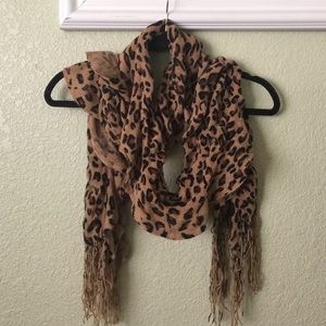 Cheetah scarf