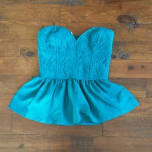 Turqouis Crop Top