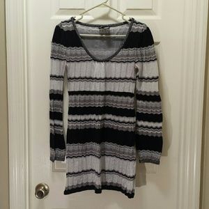 Love Tease Black and Silver Dress