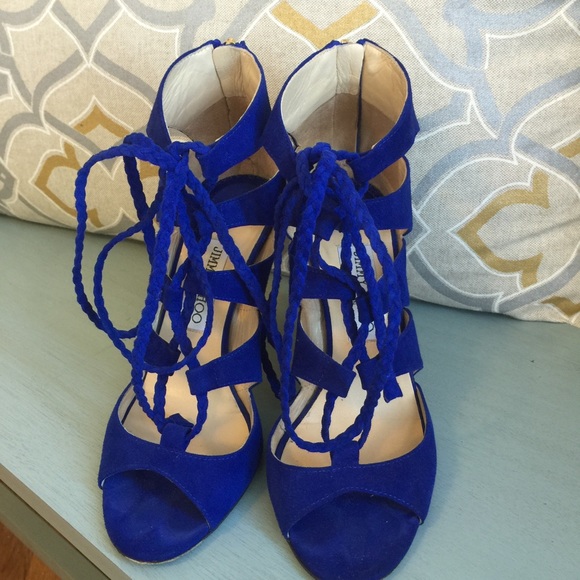 Authentic Jimmy Choo Lace Up Sandals - Picture 2 of 4