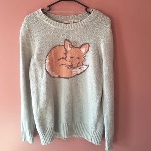 Lauren Conrad, fox sweater, size M